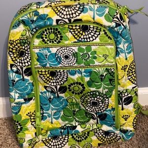Vera Bradley Backpack and matching wallet keychain
